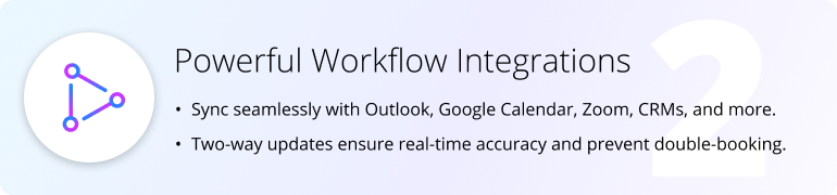 Scheduling software integrations