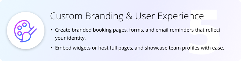 Customized Booking page