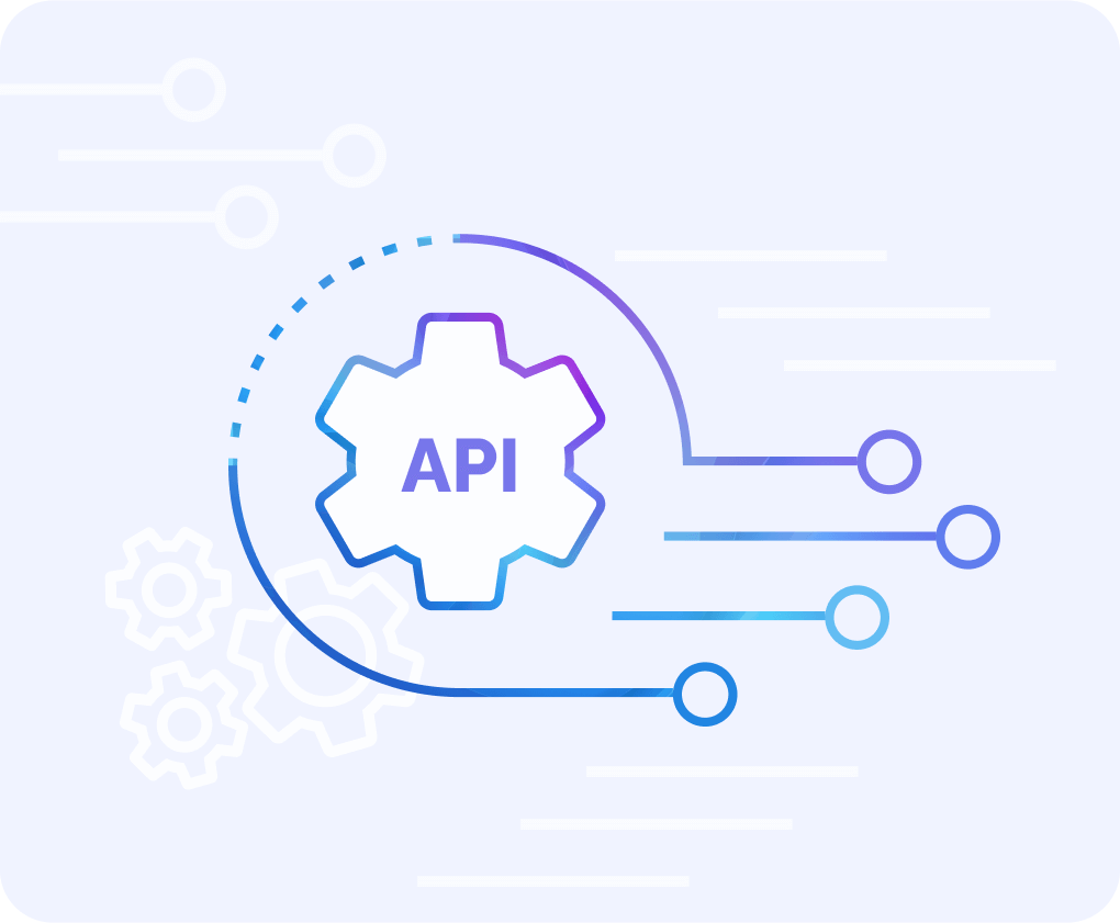 Diagram highlighting key API features designed for efficient scheduling