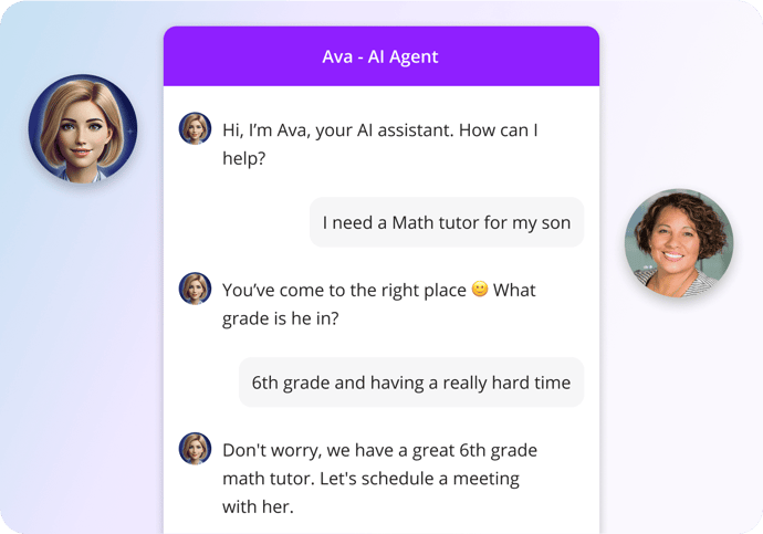 AI-driven conversational scheduling system with smart routing for meetings