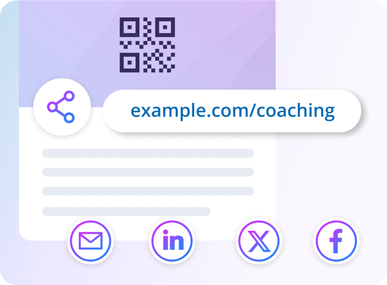 Share Your Booking Link Across All Channels, Online and Offline (1)